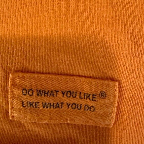 Life Is Good cotton "surfer theme" orange tee - Picture 3 of 6